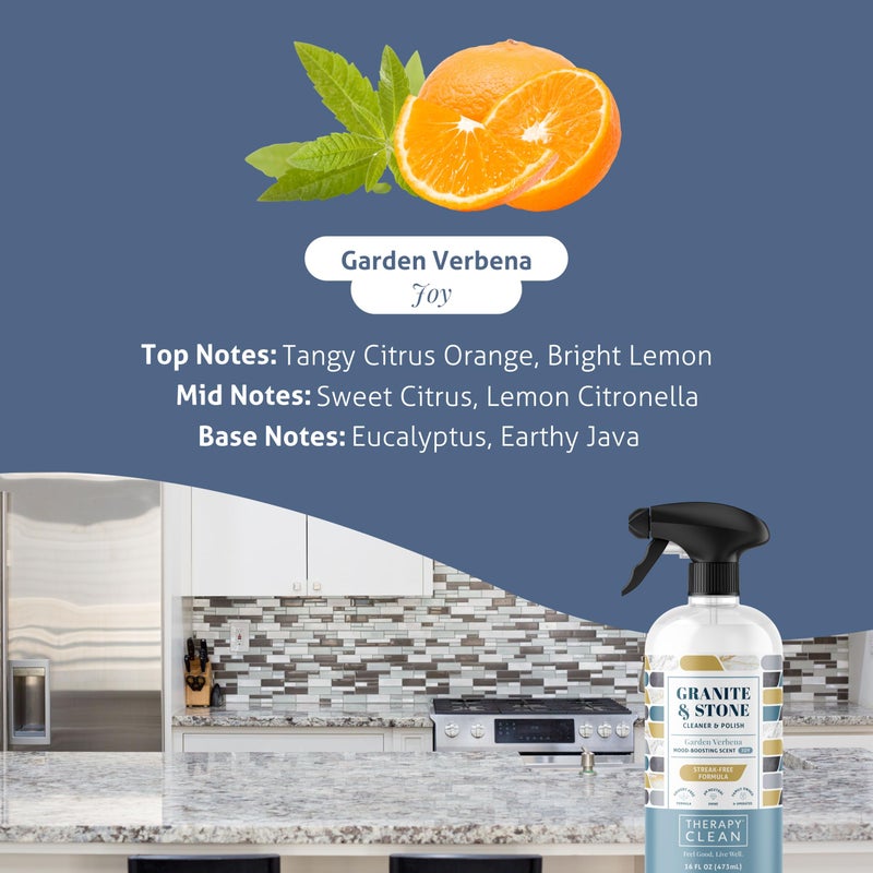 Therapy Granite Cleaner & Polish (2 Pack) - Granite Countertop Cleaner for Marble, Soapstone, Quartz, Quartzite, Slate, Limestone, Corian, Laminate, Tile Countertop, Headstone - Image 3